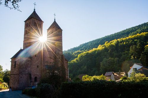 Abdij in de Vogezen in Frankrijk