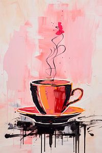 Kaffeepause in Farbe