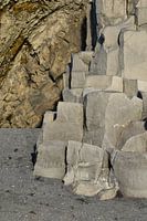 Basalt rock in southern Iceland