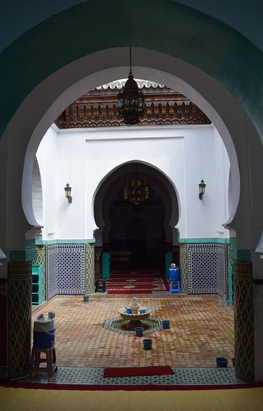 Entrance of a Moroccan mosque in Tangier by Sama Apkar