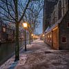 Dordrecht in wintersfeer van Raoul Baart