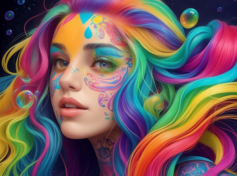 La femme colorée X par DeVerviersBelgium