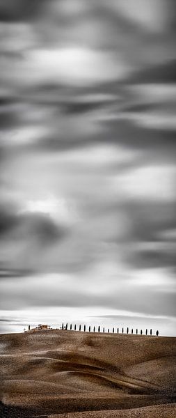 Toskana Hochkant / Hochformat Panorama von Voss Fine Art Fotografie