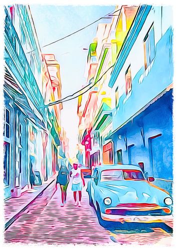 On the road in Cuba, motif 11