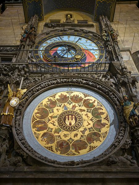 Prague - Astronomical clock at the Old Town Hall by t.ART