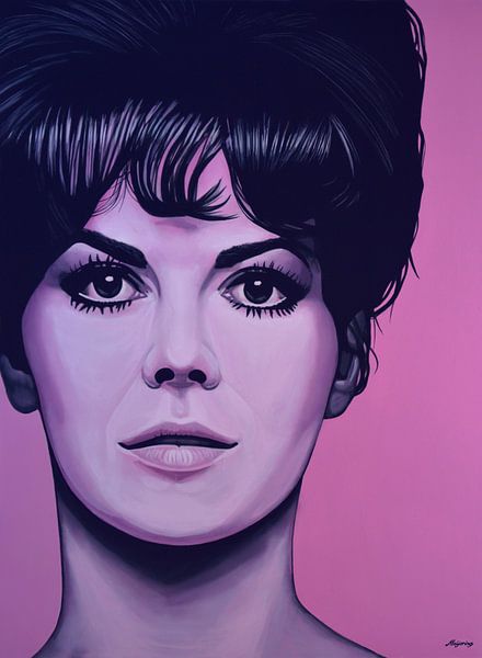 Natalie Wood Schilderij par Paul Meijering