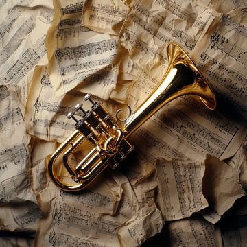 Het geluid van muziek: de trompet van Poster Art Shop