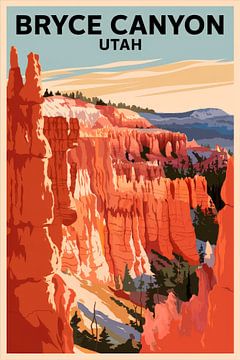 Bryce Canyon, Utah van Poster Art Shop