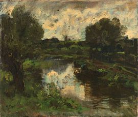 Polder après un orage, Jacob Maris