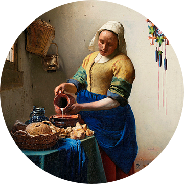 The Milkmaid is never too late van Gisela- Art for You