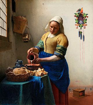 The Milkmaid is never too late van Gisela- Art for You
