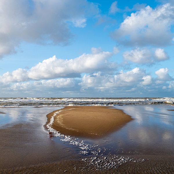 Seelandschaft bei Het Zwin #1 von Kees Kroon