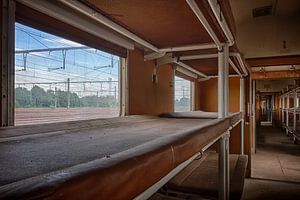 Urbex : La cabine de couchage d'un train abandonné sur Carola Schellekens