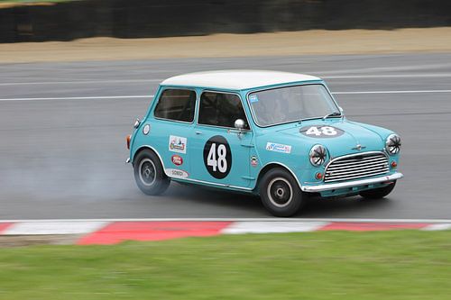 Mini driften in de bocht