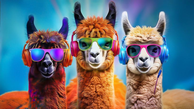 Zähe Alpakas... von Ans Bastiaanssen