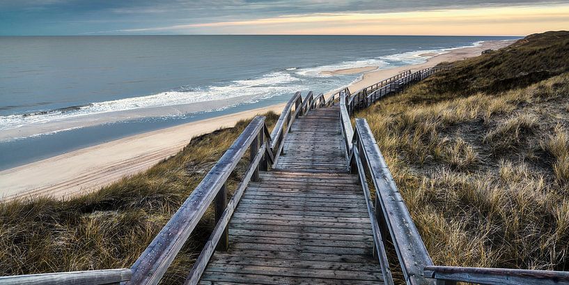 Winter walk to the sea by Bodo Balzer