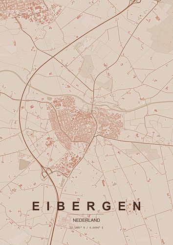 Eibergen Map by Stef van Campen