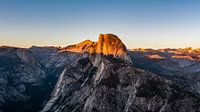 Half Dome at sunset
