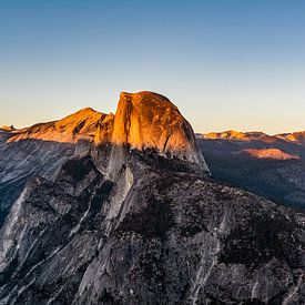 Half Dome met zonsondergang van Jack Swinkels