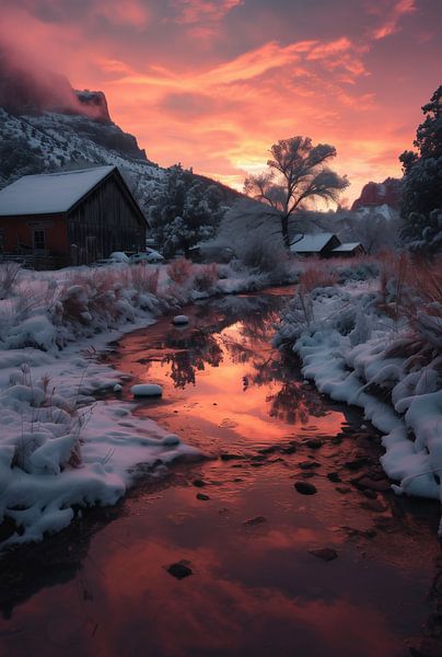 Prachtige landschappen van fernlichtsicht