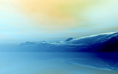 Dawn in the mountains