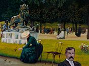 Curran In The Garden of Luxembourg Painting by Paul Meijering thumbnail