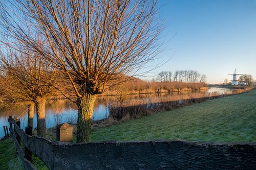 Molen bij de Linge in de Betuwe