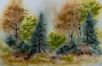 Aquarel part 87 van Tania Perneel
