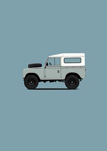 Land Rover Serie Grau von Paul Jespers