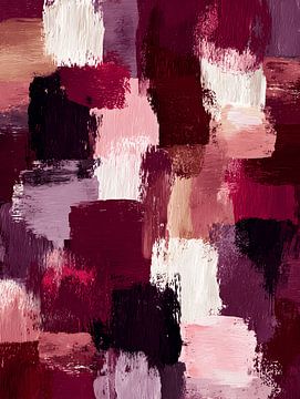 Profondeur en rose et bordeaux sur Gypsy Galleria