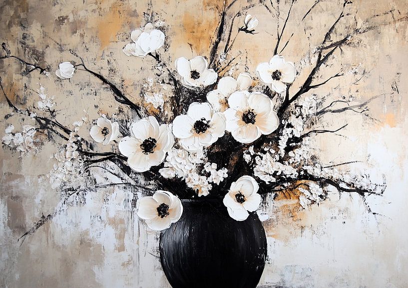 Peinture de fleurs 70.2809 par La collection ARTEO