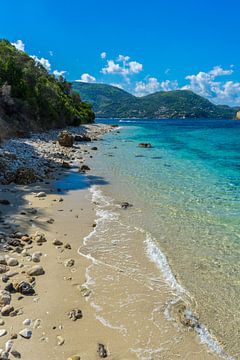 Griekenland, Zakynthos, Perfect paradijselijk zandstrand en turquoise wateren van adventure-photos