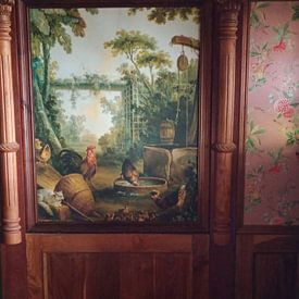 Klantfoto: Rustiek landschap, Jean-Baptiste Huet, als behang