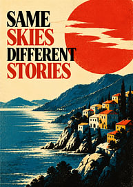 Same Skies Different Stories: A Vintage Coastal Tale by MARTINA KUSUMA DEWI