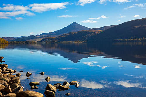 Loch Rannoch met de berg Schiehallion op de achtergrond, Breadalba