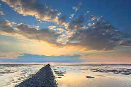 Auf dem Weg in die Ewigkeit - Wattenmeer von Karla Leeftink