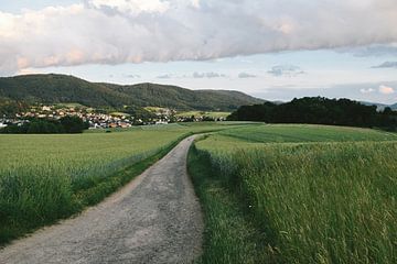 Rural hilly landscape by Jisca Lucia