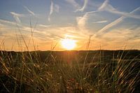Sunset with an artistic sky