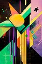 Abstract colours and shapes - Dynamic by Poster Art Shop thumbnail