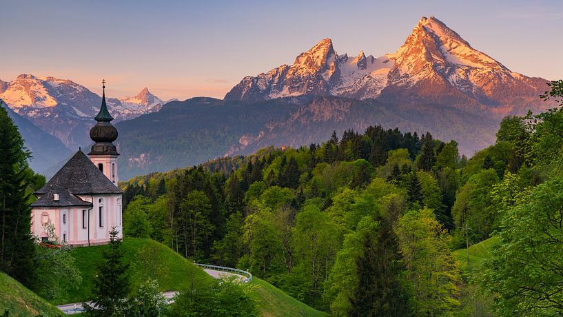 Maria Gern, Berchtesgaden, Beieren, Duitsland van Henk Meijer Photography