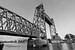 Spoorbrug De Hef in Rotterdam van MS Fotografie | Marc van der Stelt