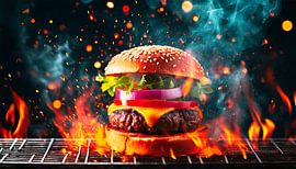 Zelfgemaakte hamburgers
