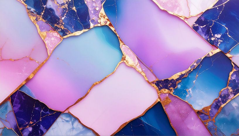 Marble with patterns and colours by Mustafa Kurnaz