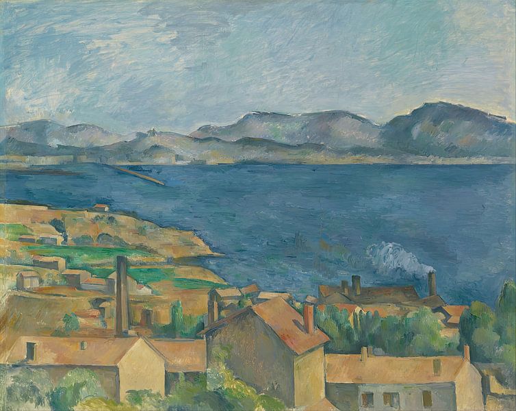 The bay of Marseille, seen from L&#039;Estaque by Peter Balan