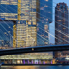 Modern cityscape of Rotterdam by Peter de Kievith Fotografie