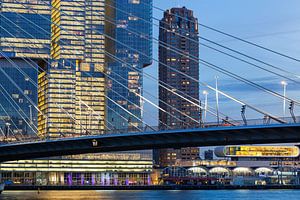 Modern stadsgezicht van Rotterdam