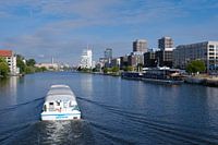 Vue sur la rivière Spree à Berlin Allemagne