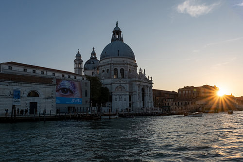 Coucher de soleil à Venise.