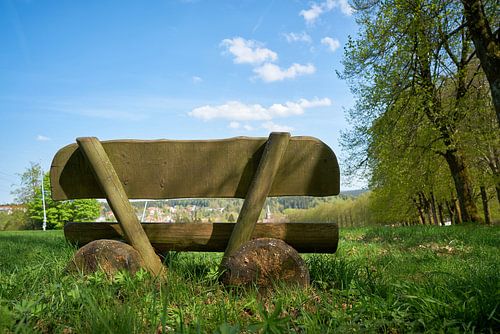 Bankje op een romantisch plekje bij Braunlage