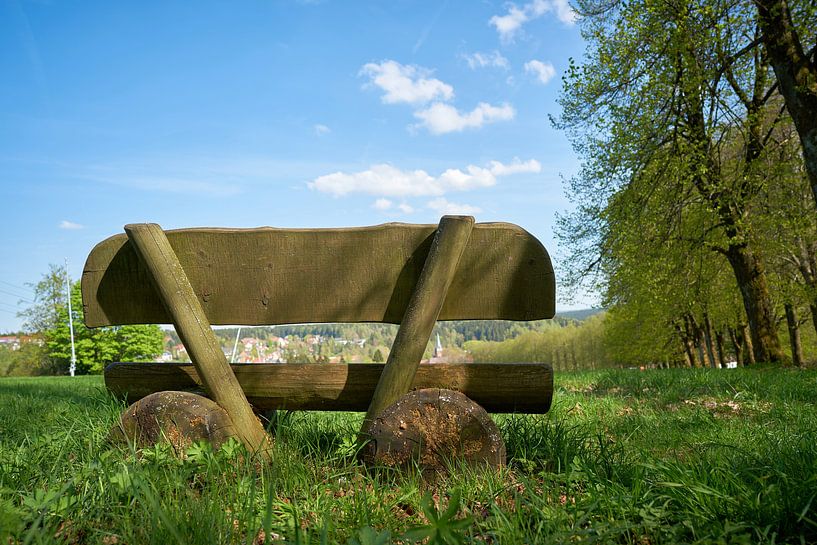 Bank an einem romantischen Ort bei Braunlage von Heiko Kueverling